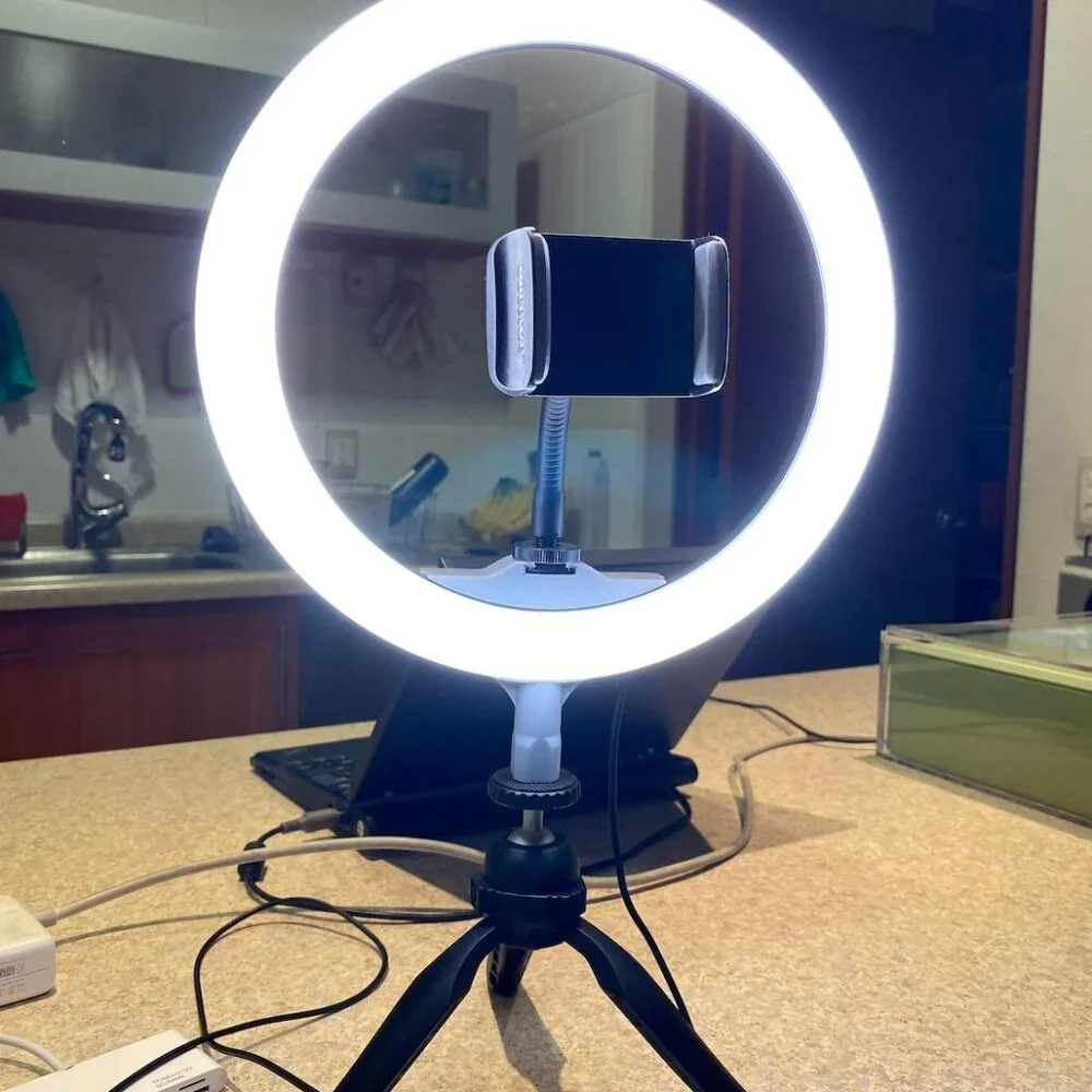 10.5in Laptop Ring Light with Stand